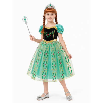 Carnival Costume with Crown and Magic Wand Costume Headwear detail
