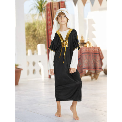 Eastern-style carnival costume with headdress lifestyle view