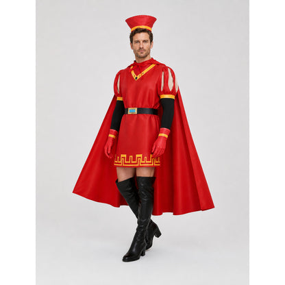 Lord Farquaad Cosplay Costume with Cape and Hat Costume Capes detail