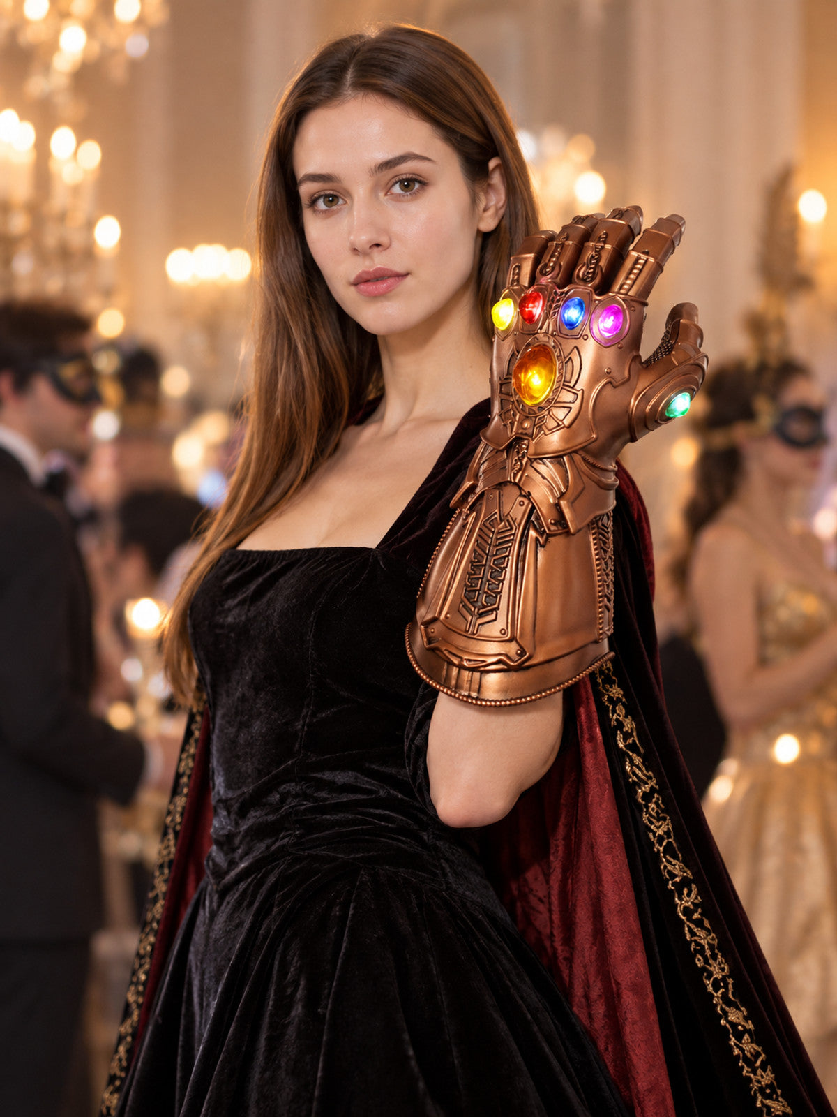 Light-Up Costume Glove Gauntlet lifestyle view