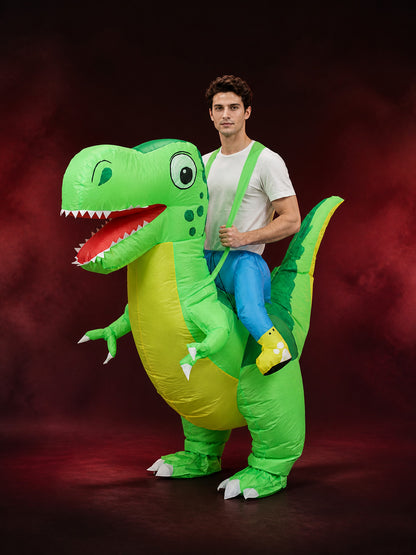 Customizable Inflatable Dinosaur Costume, Funny Cartoon Halloween Outfit for main product view