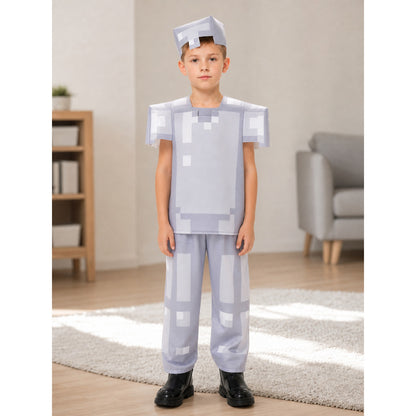 Minecraft Character Costume: Pixel Armor for Cosplay lifestyle view