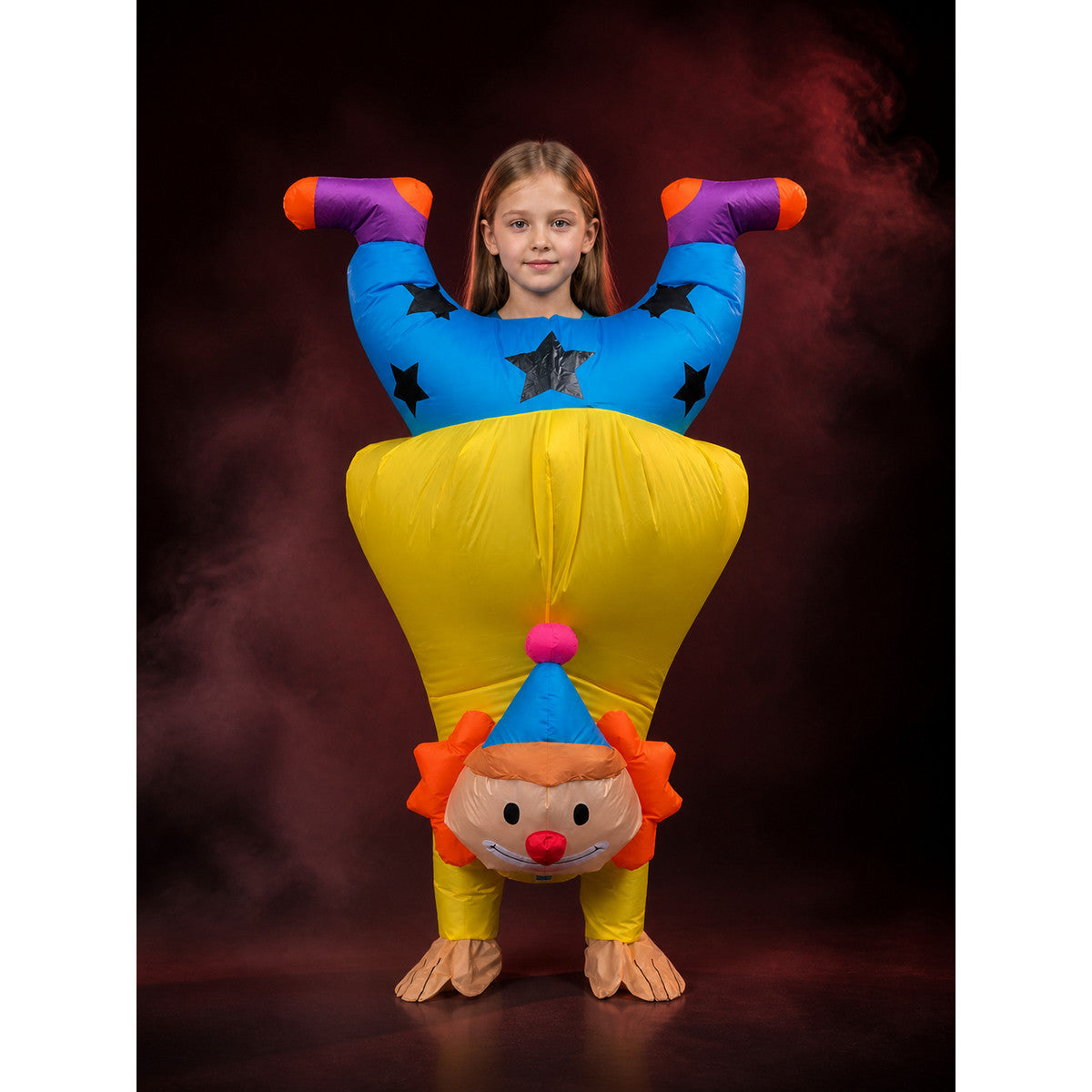 Kids Tyrannosaurus Rex Inflatable Halloween Costume with Ride-On Pants, Funny main product view