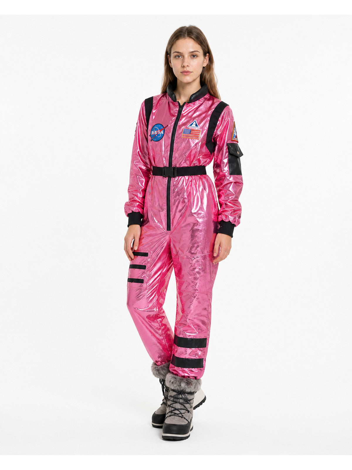 Astronaut Jumpsuit with Patches for Costumes product detail