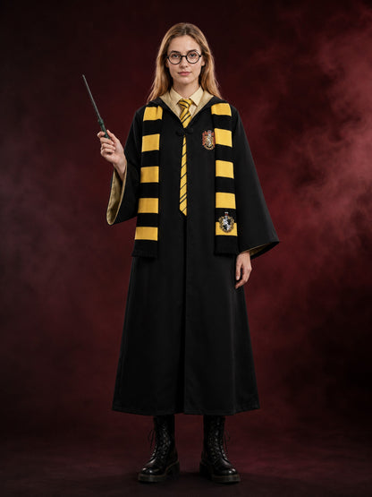 Hufflepuff Wizard Robe for Halloween Cosplay main product view