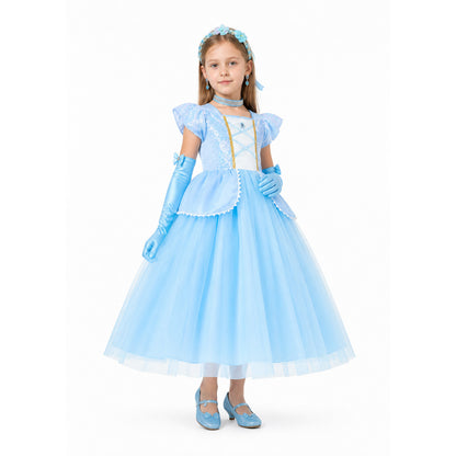 Children's Carnival Ball Gown Dress with Accessories Costume Dresses detail
