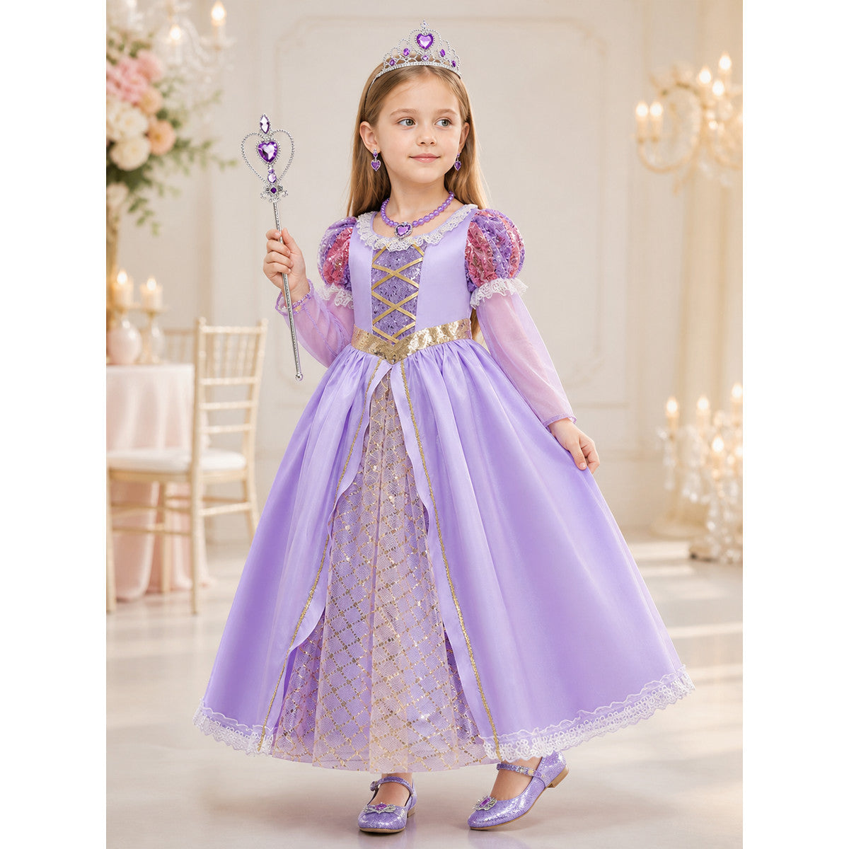 Princess Costume with Accessories for Halloween lifestyle view