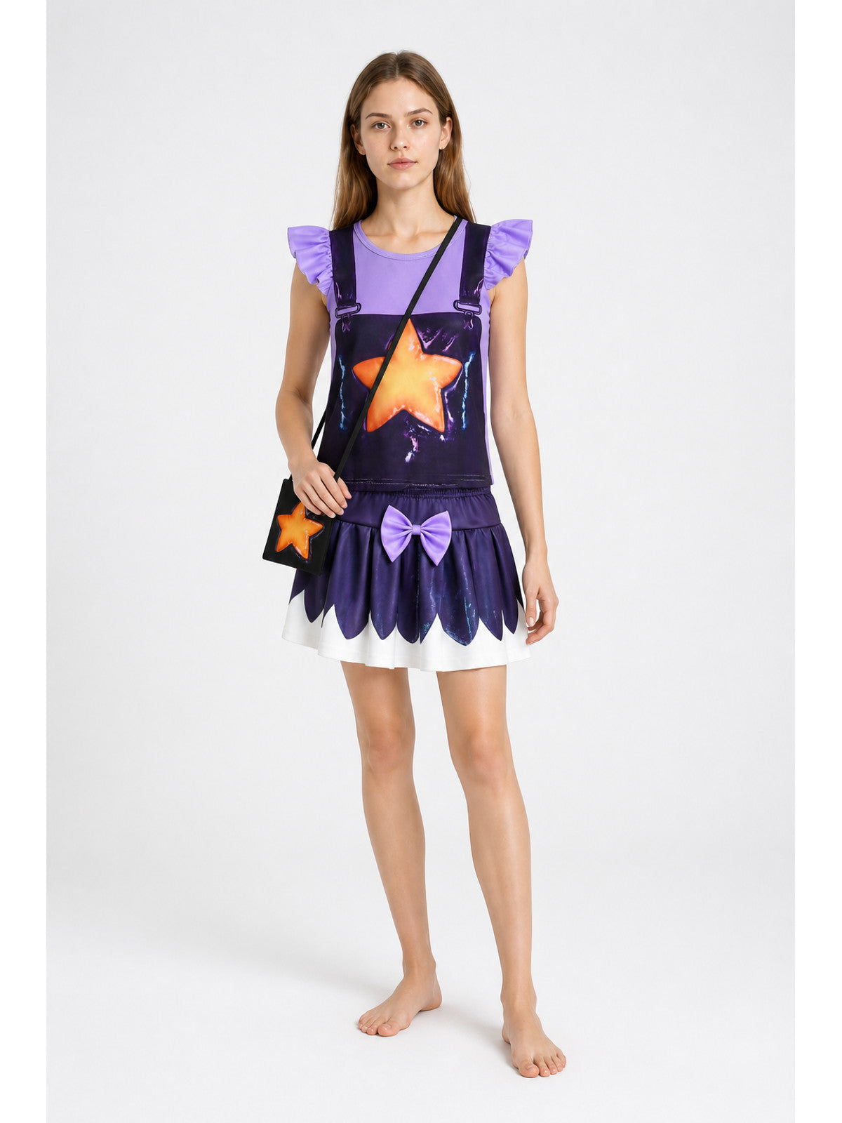 Children’s Set: Star-Print Top, Skirt, and Bag product detail