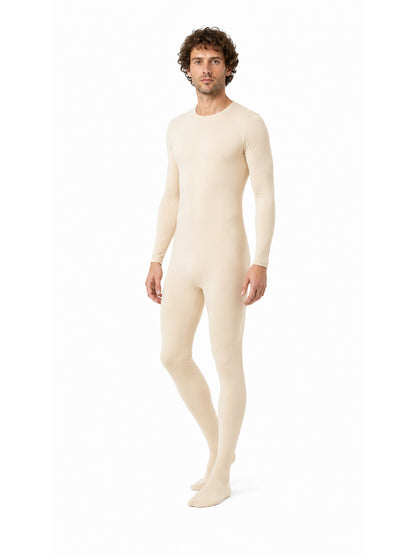 Fitted Zentai jumpsuit with covered feet product detail