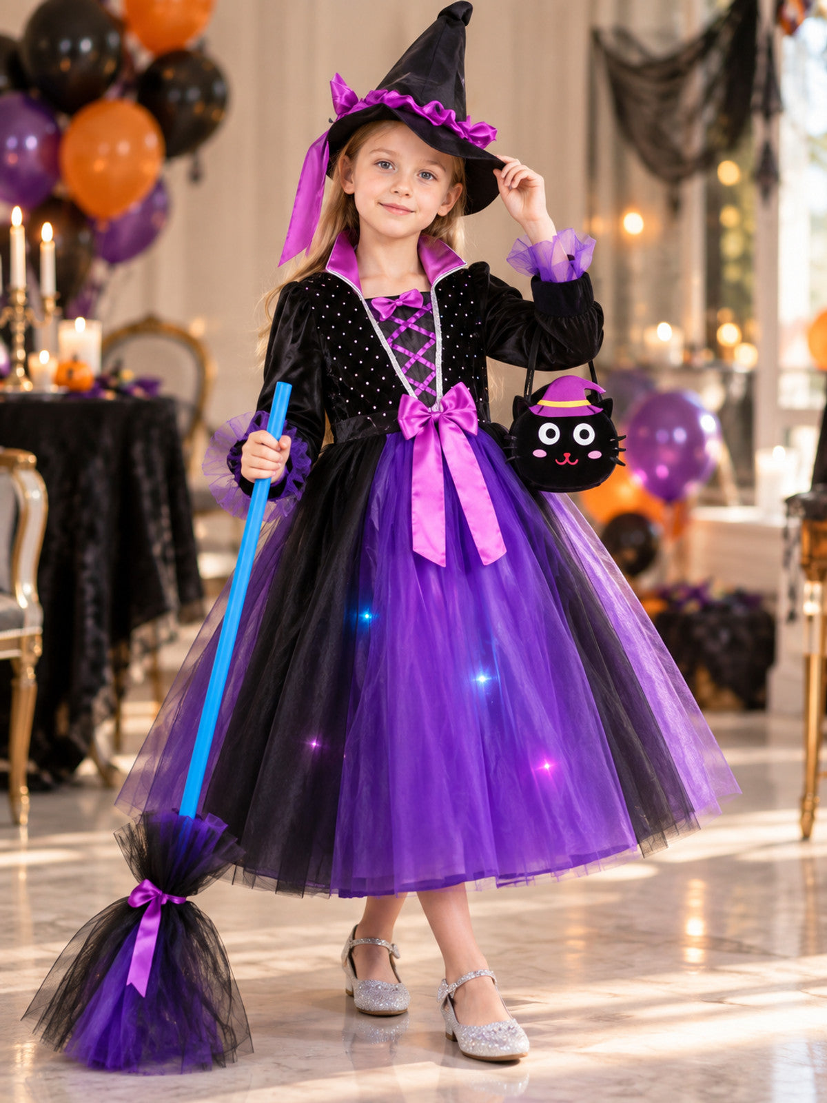 Witch Costume with Full Skirt lifestyle view