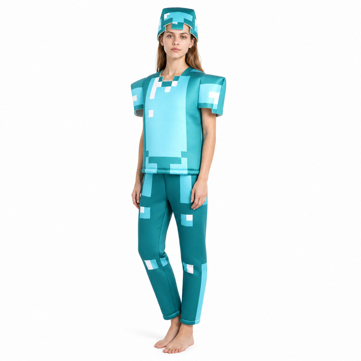 Minecraft “Diamond Armor” Costume with Helmet product detail