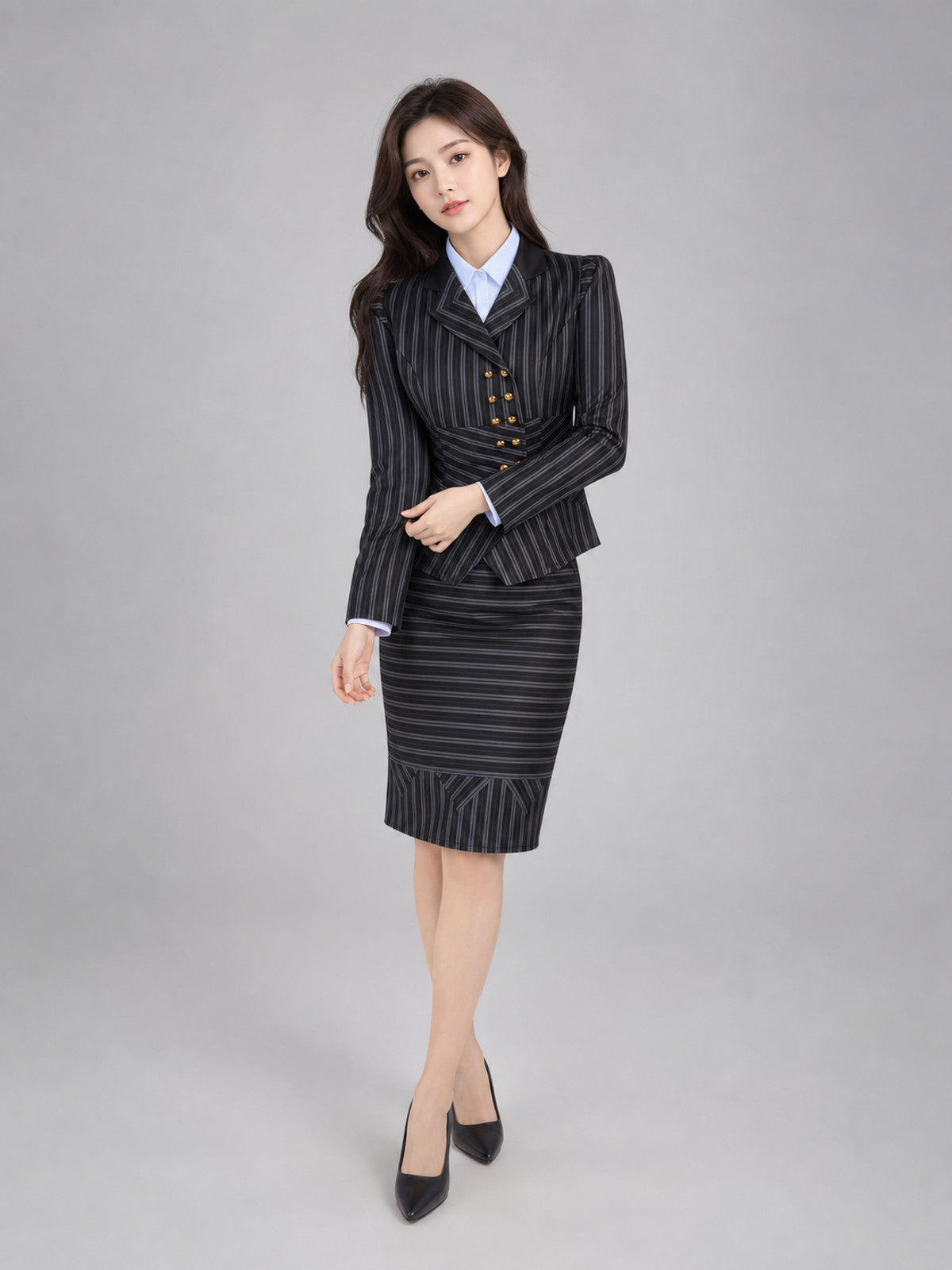 Elphaba Cosplay Costume: Jacket, Skirt, and Shirt