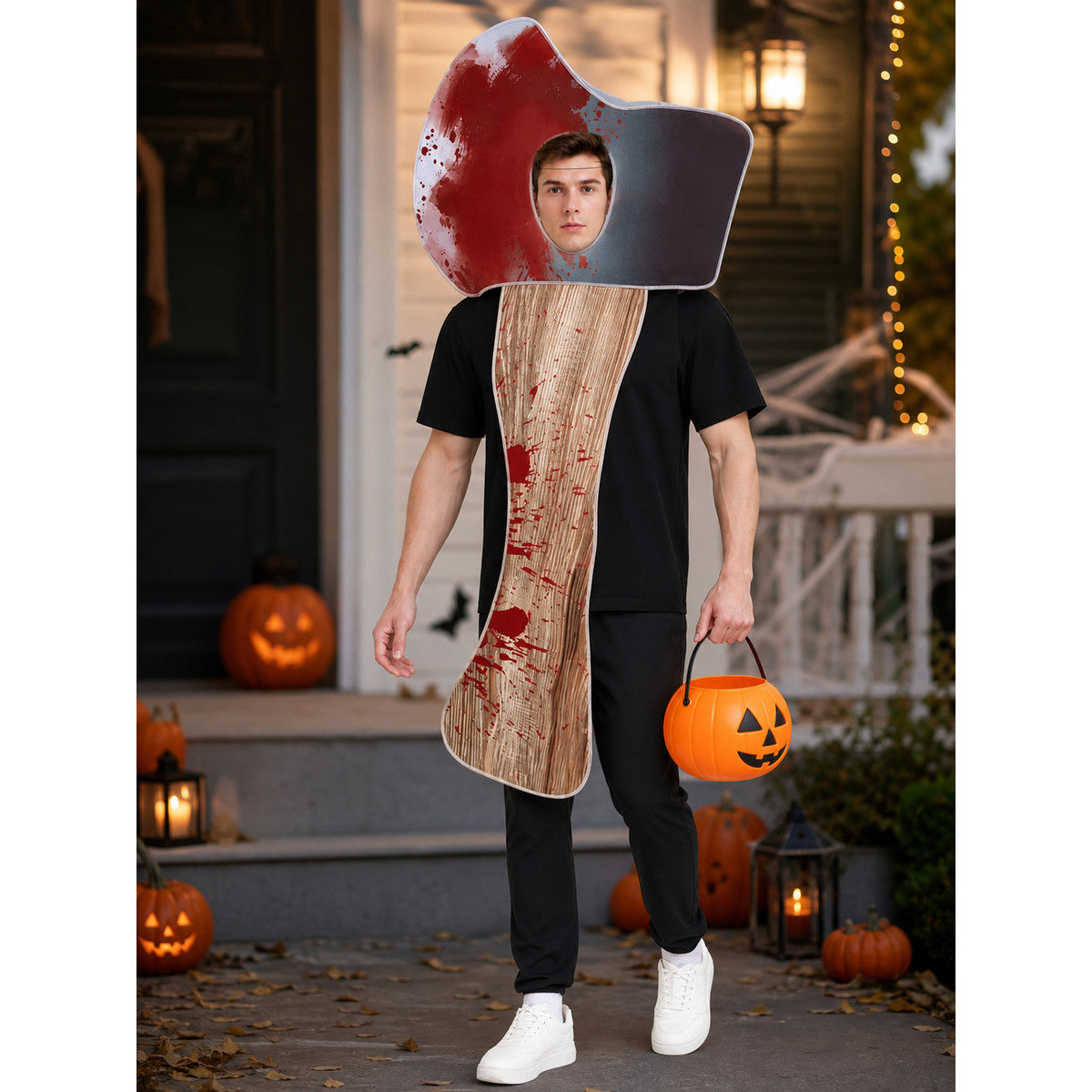 "Bloody Axe" Costume for Halloween and Cosplay lifestyle view