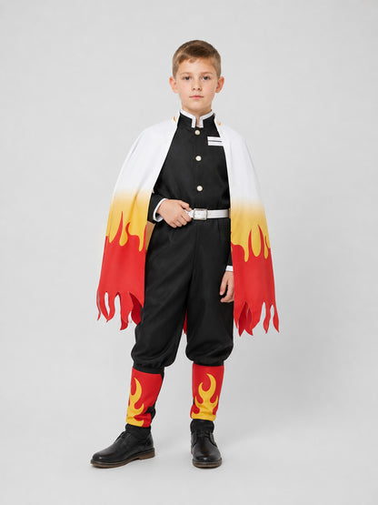 Separate Anime Cosplay Costume with Flame Details Costumes detail