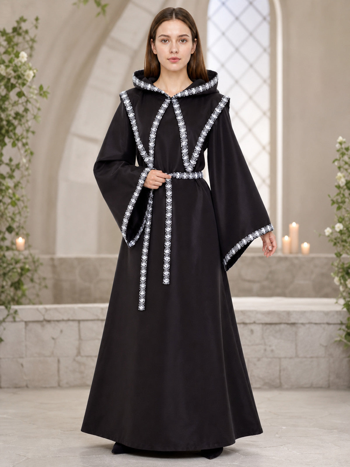 Dark Mage Hooded Cosplay Costume