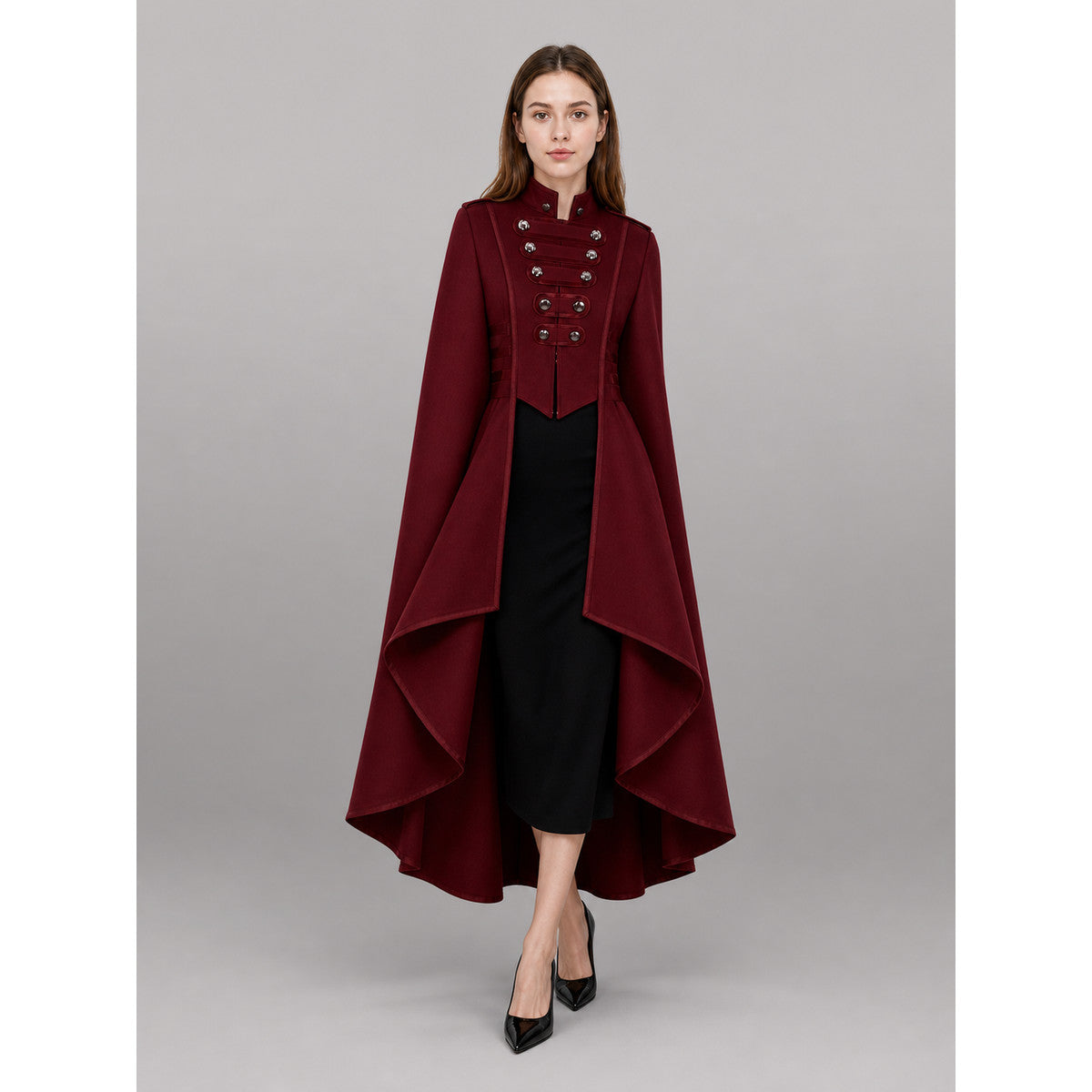 Burgundy Gothic Dress with a Black Panel occasion guide