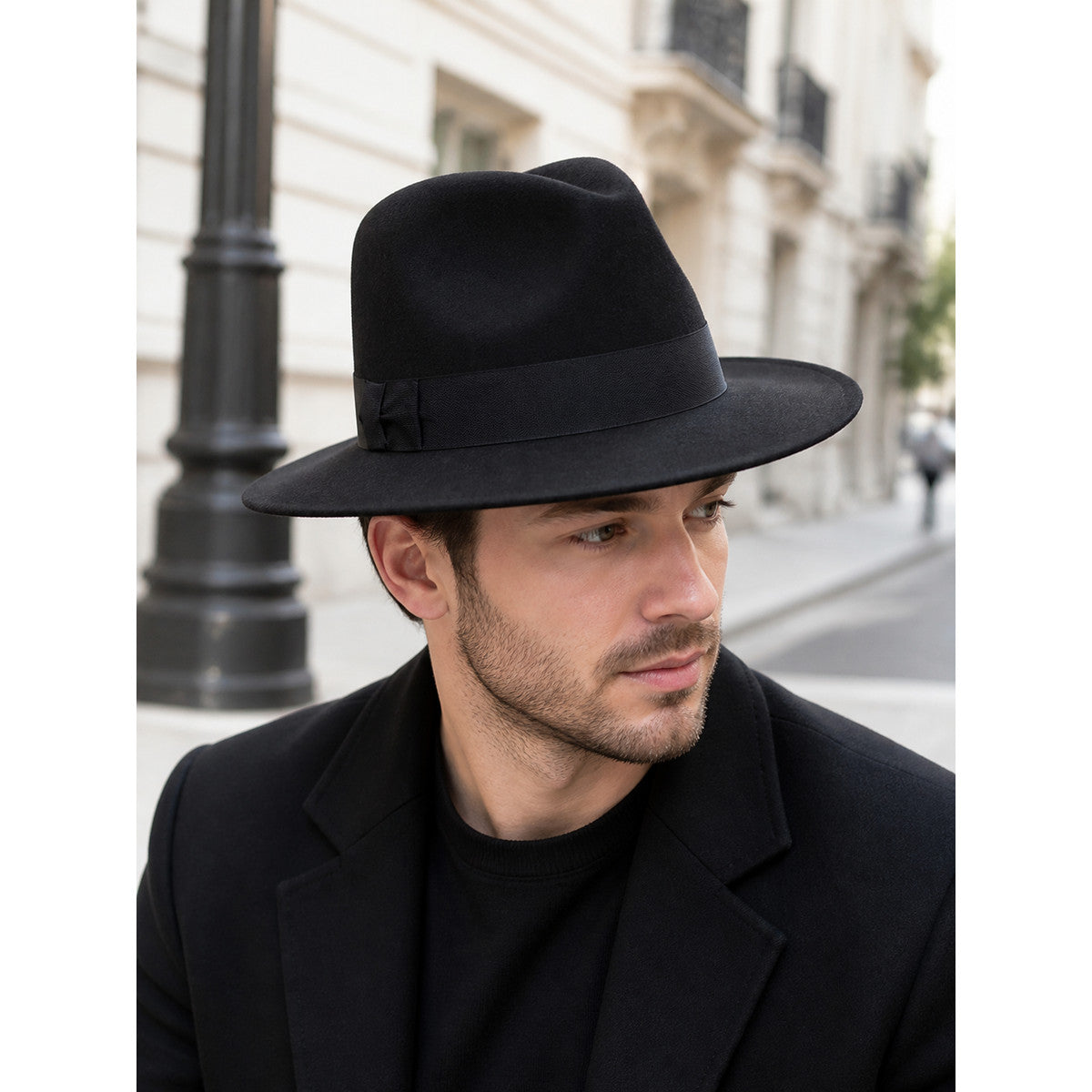 Wide-Brim Carnival Fedora Hat lifestyle view