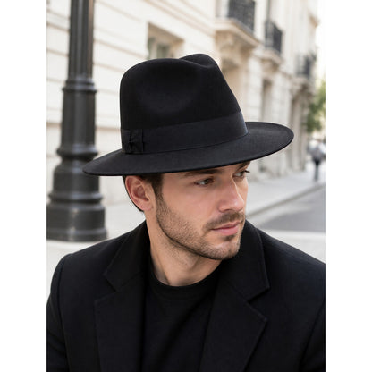 Wide-Brim Carnival Fedora Hat lifestyle view
