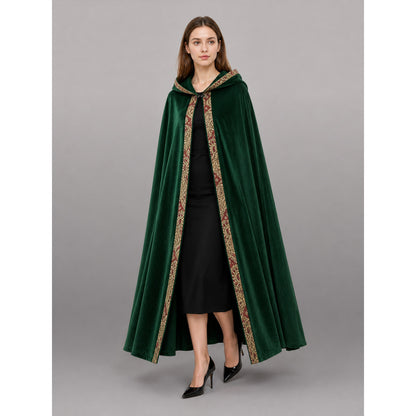 Green Medieval Hooded Carnival Cloak occasion guide