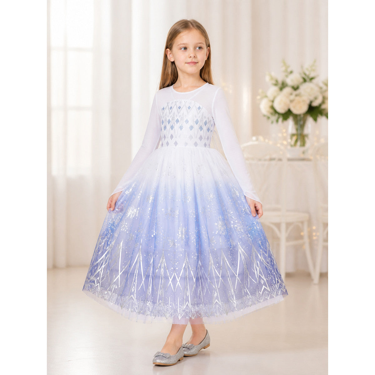 Snowflake Princess Costume for Halloween