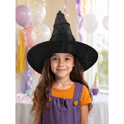 Kids' Black Witch Carnival Hat lifestyle