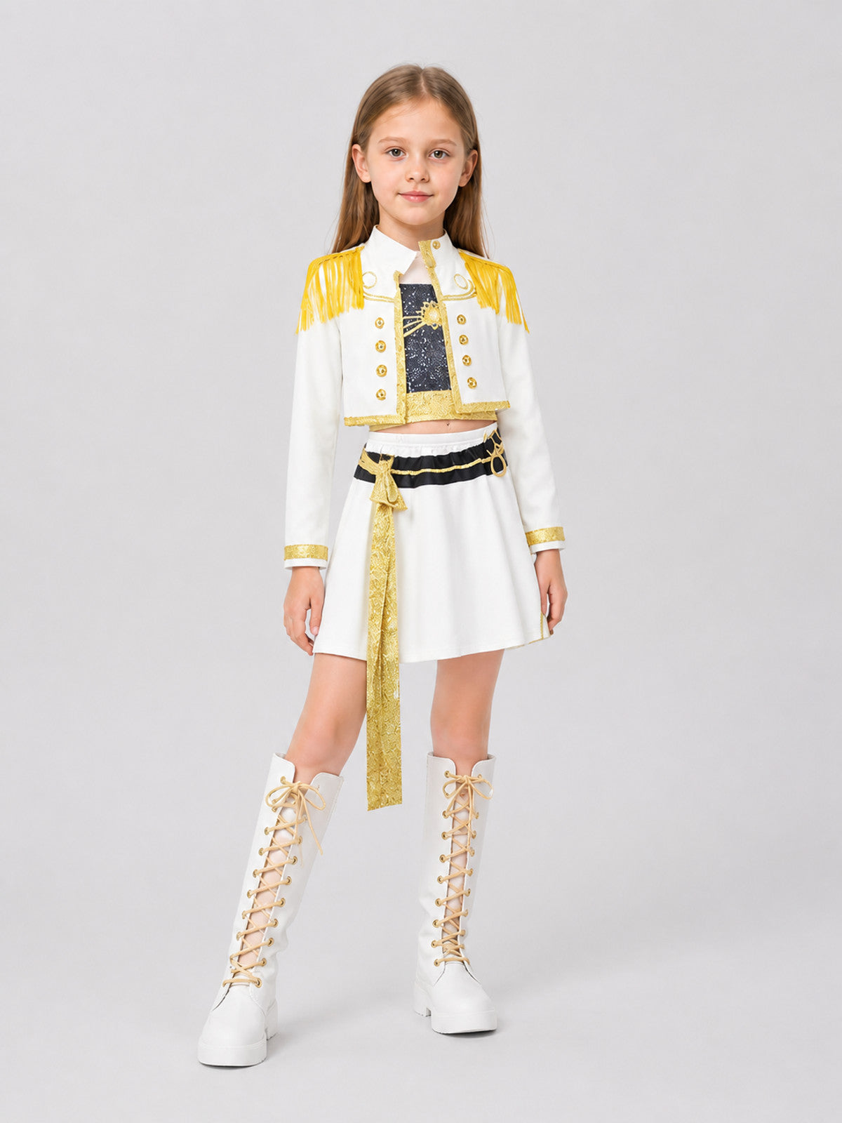 Stage Cosplay Costume, Top and Skirt Costumes detail