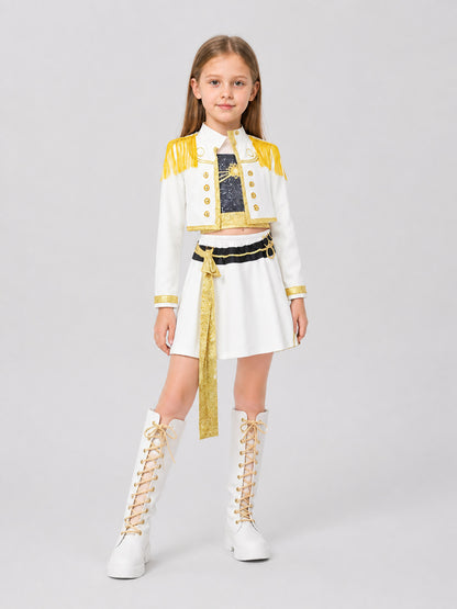 Stage Cosplay Costume, Top and Skirt Costumes detail