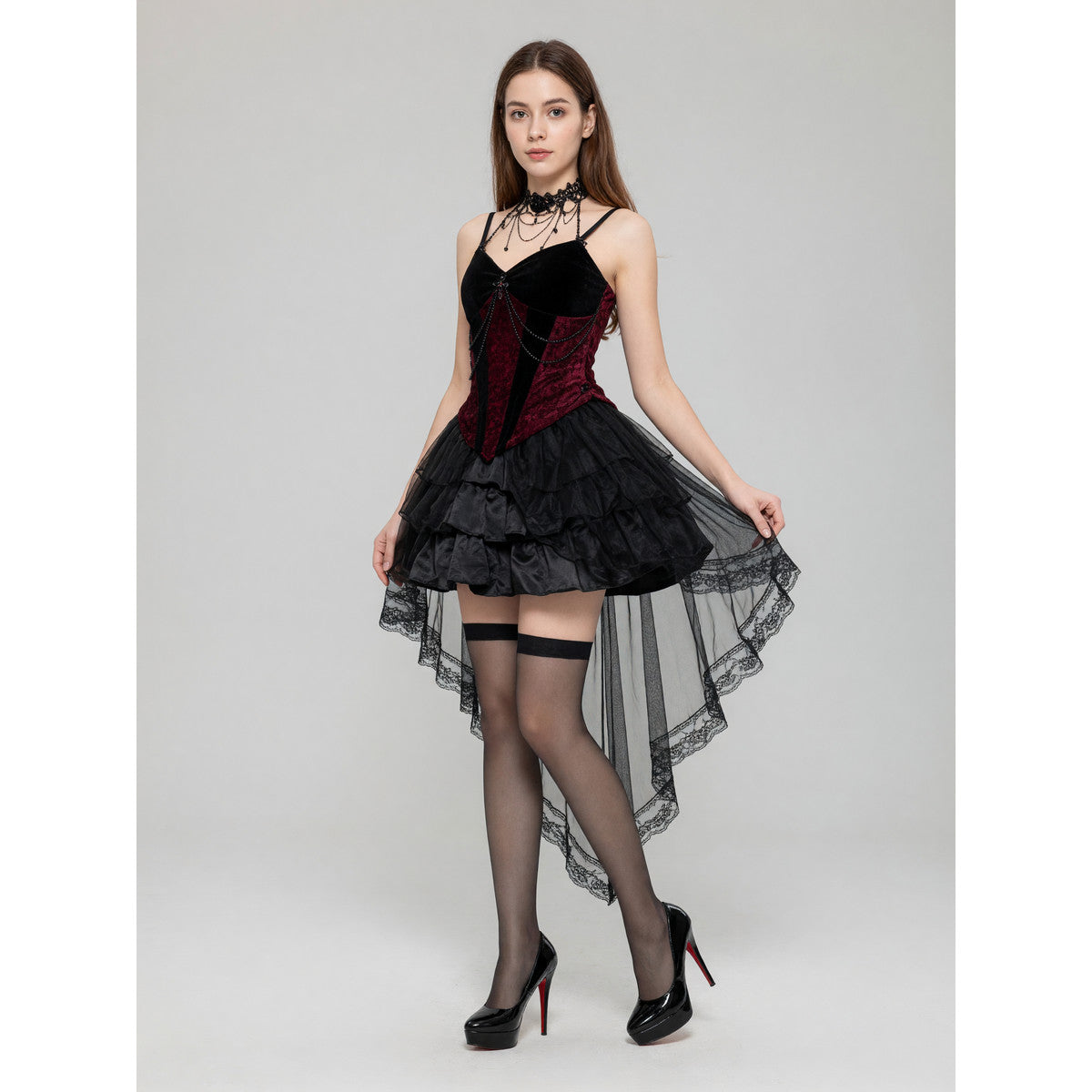 Gothic Death Costume for Cosplay, Set