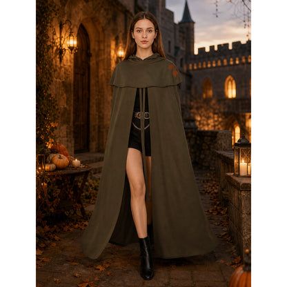 Medieval Hooded Elf Cloak for Cosplay