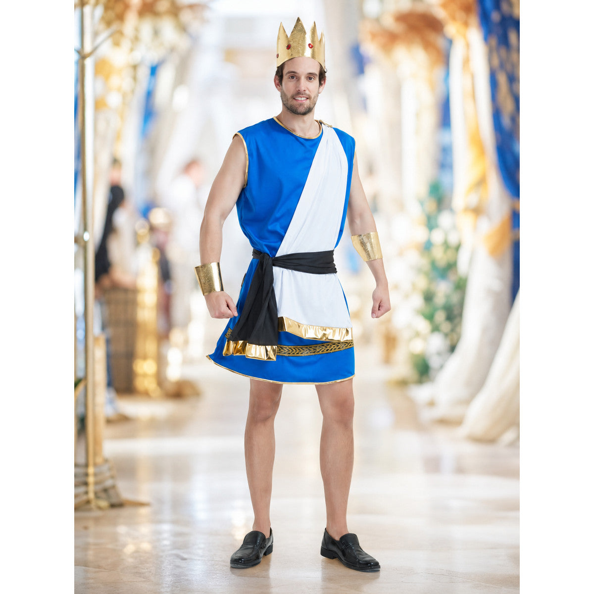 Adult Zeus Costume with Cape and Accessories lifestyle view