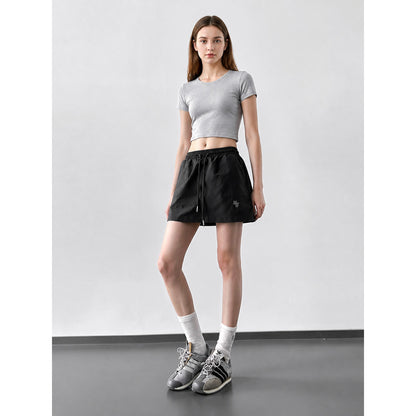 Relaxed-Fit Drawstring Shorts with an Elastic Waist product detail