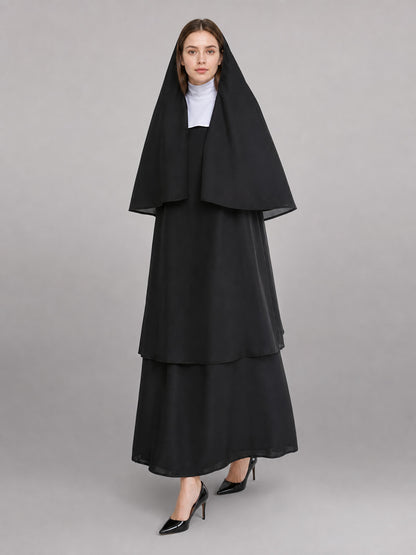 Black Carnival Cloak with White Headpiece occasion guide