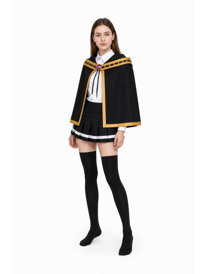 Lihanna Ovinzas Cosplay Costume, Cloak, Shirt, Skirt