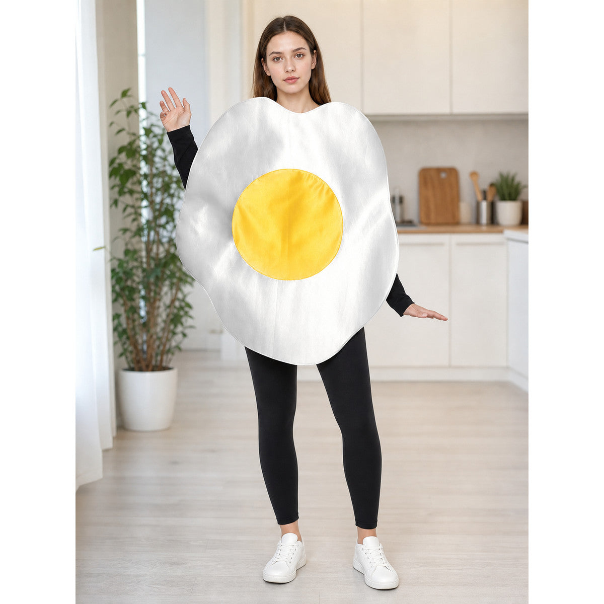 Fried Egg Costume for Halloween lifestyle