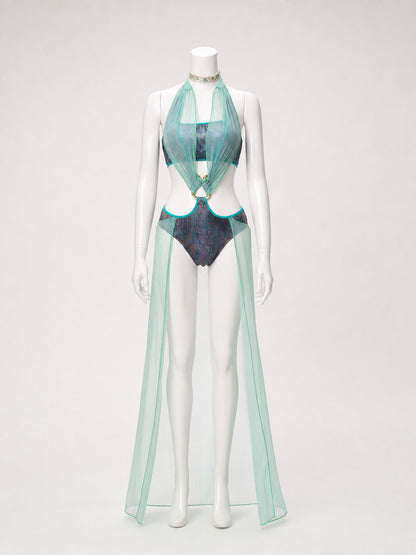 Medusa Cosplay Costume, Two-Piece Stage Costume