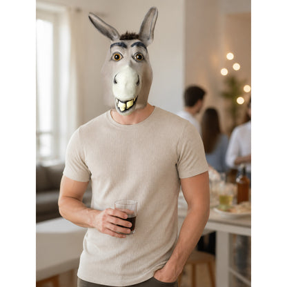 Halloween Carnival Donkey Head Headwear lifestyle view
