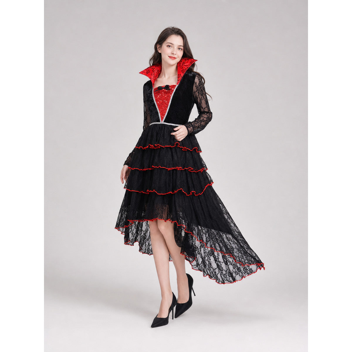 Gothic cosplay dress, vampire look Costume Dresses detail
