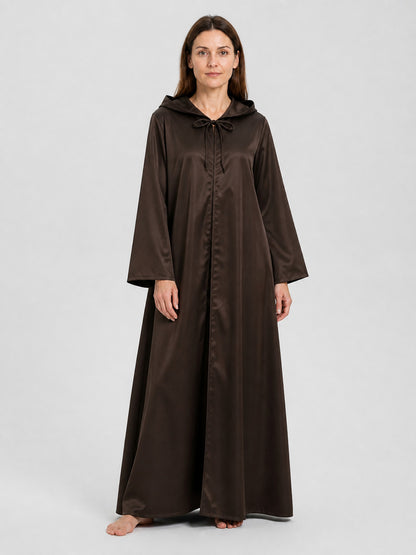 Long Hooded Jedi Cloak for Star Wars Cosplay