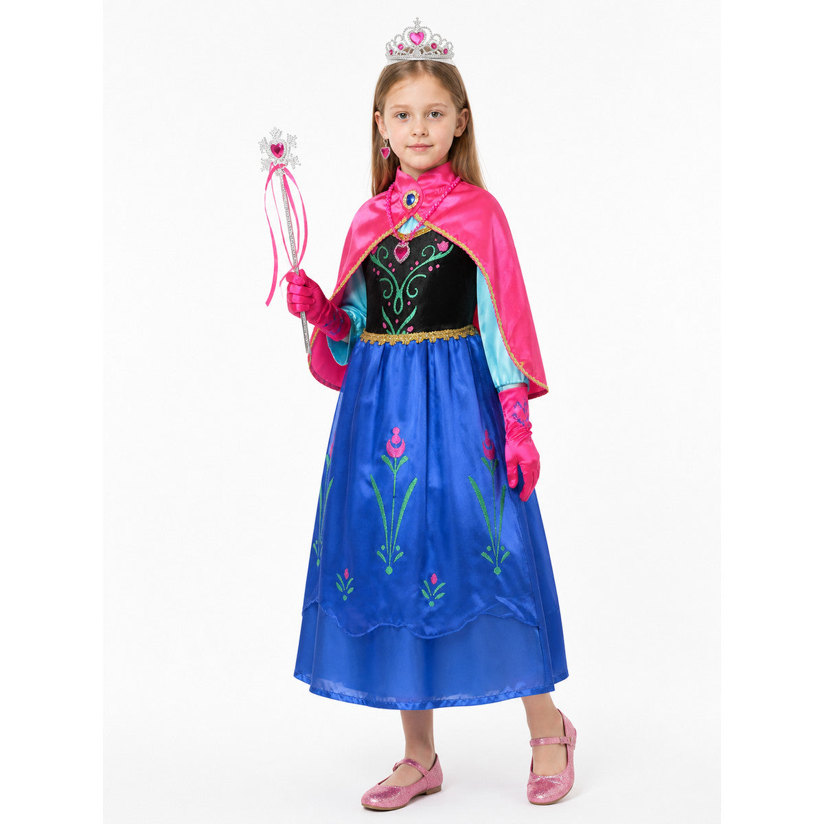 Princess Anna Costume with Cape Costume Capes detail