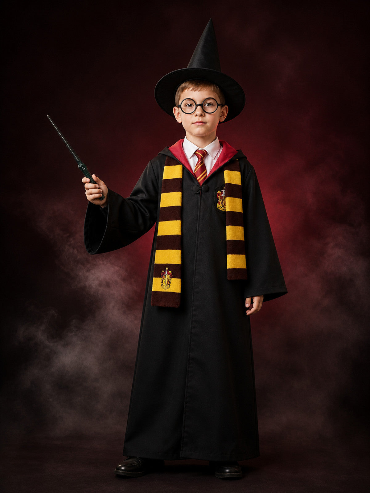Academic Wizard Costume with Robe and Accessories main product view