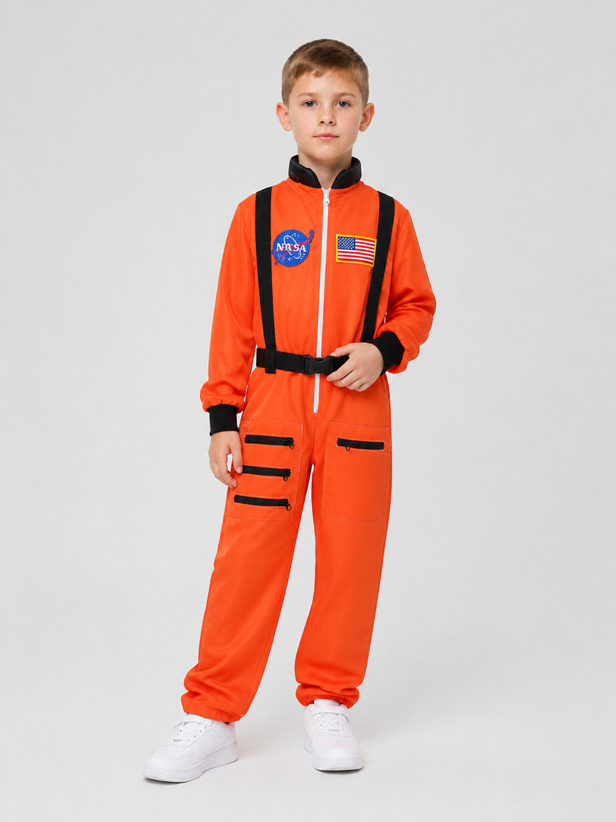 Astronaut Costume, Orange Jumpsuit Costumes detail