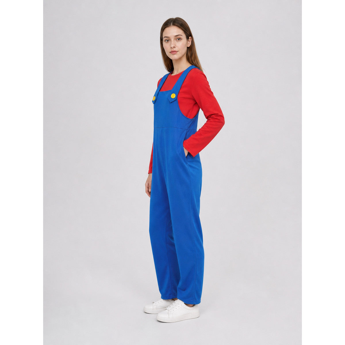 Mario Carnival Costume for Cosplay and Performances side view