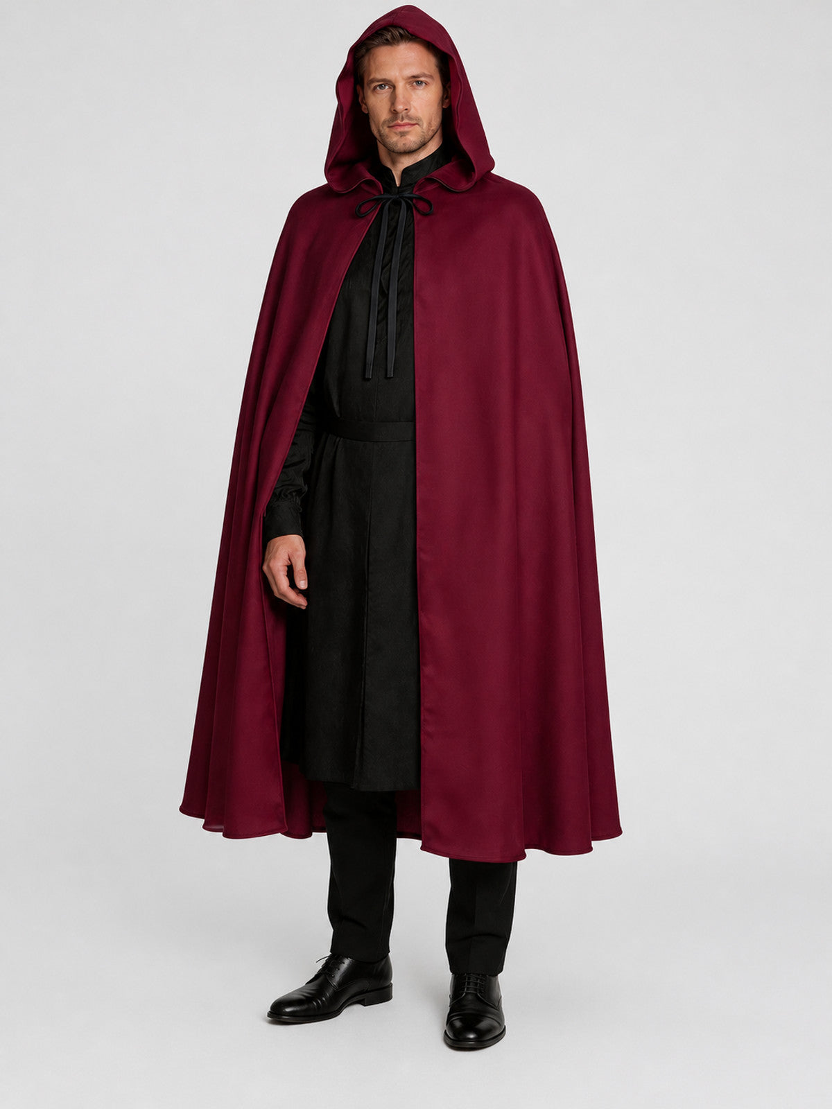 Long Polyester Hooded Cosplay Cape Costume Capes detail