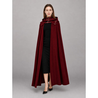 Burgundy Carnival Cloak with Hood occasion guide