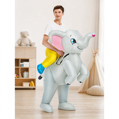 Elephant Carnival Costume with Ride-On Effect lifestyle