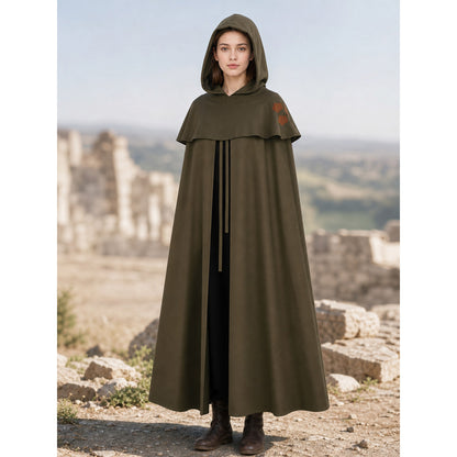 Medieval Hooded Elf Cloak for Cosplay lifestyle