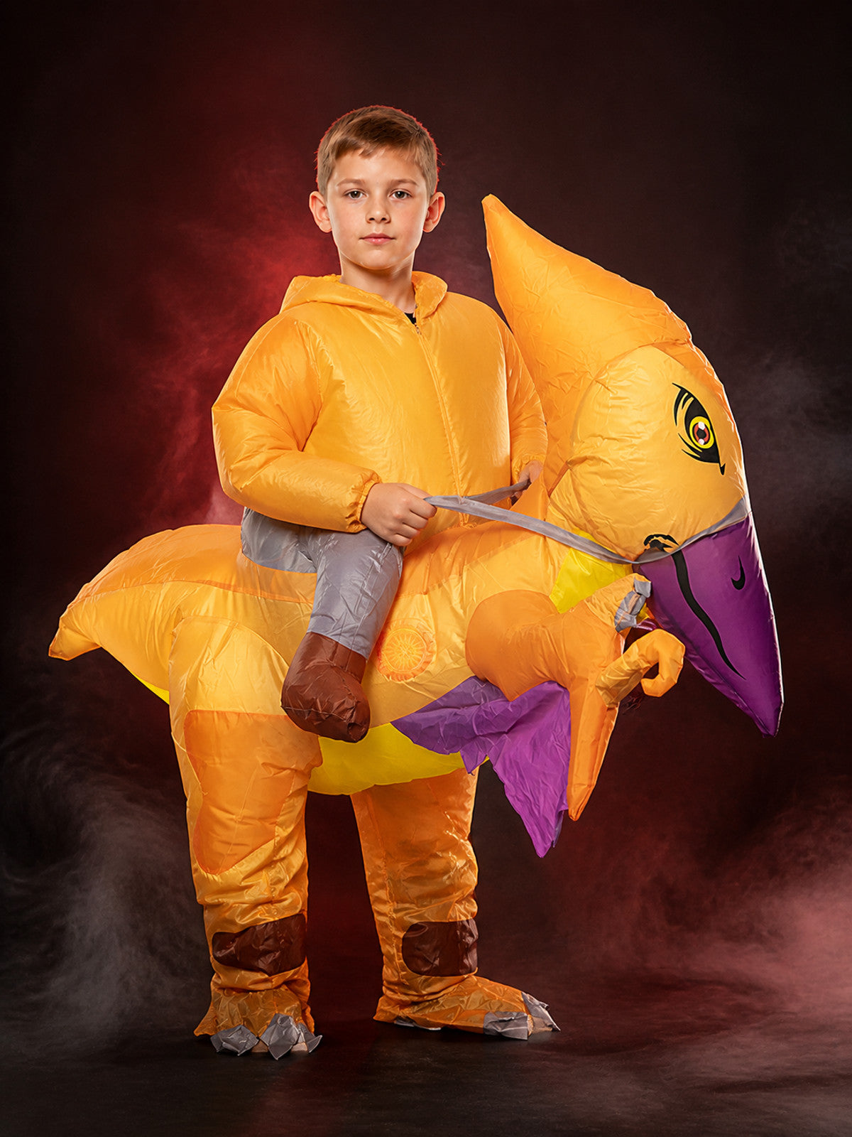 Inflatable Pterodactyl Costume With Wings, Tail & Claws - Funny Halloween Party