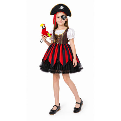 Pirate Costume with Dress and Hat for Carnival Costume Dresses detail