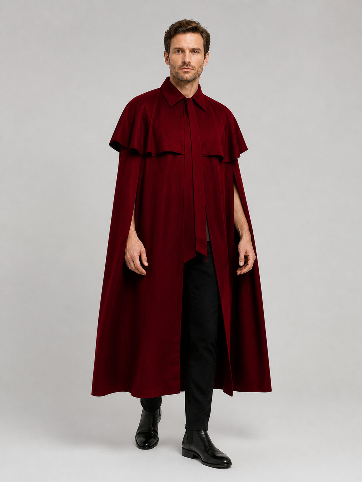 Long Red Death Cloak for Cosplay and Halloween