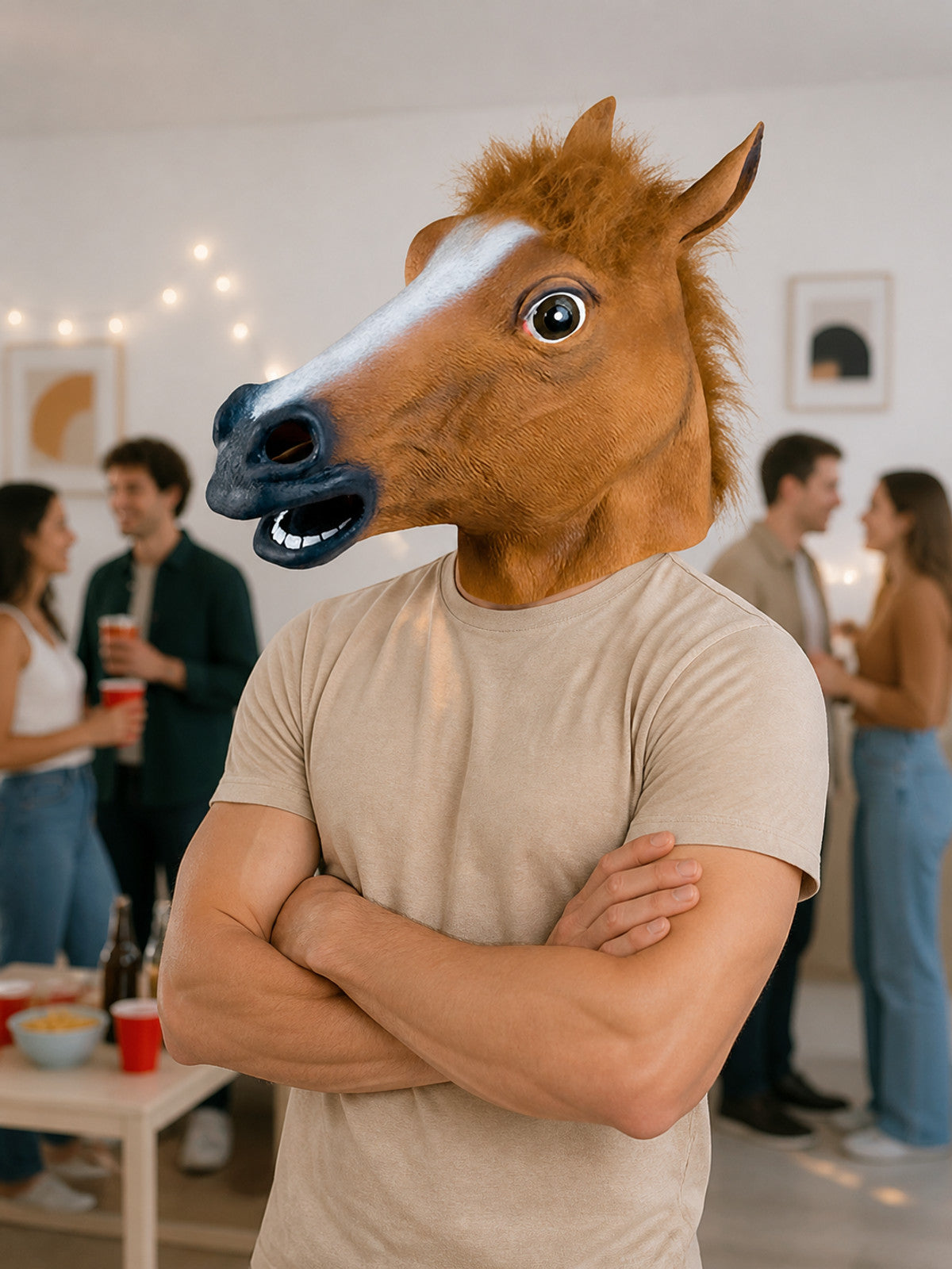 Halloween Horse Head Carnival Mask